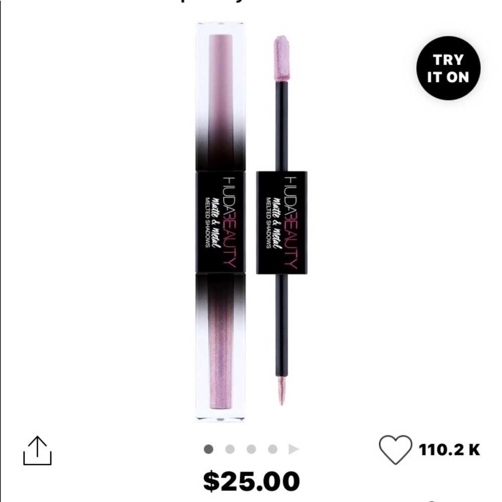 Huda Matte & Metal Melted Double Ended Eyeshadow